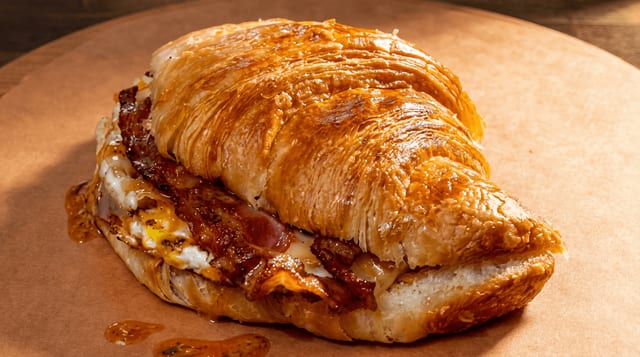 Bacon, Egg & Cheese + Latte Combo.