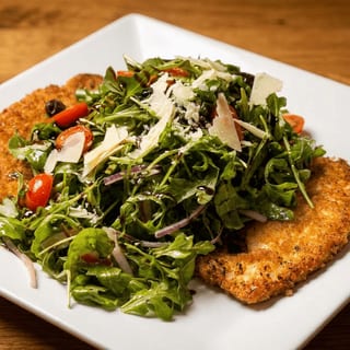 Chicken Milanesa Salad