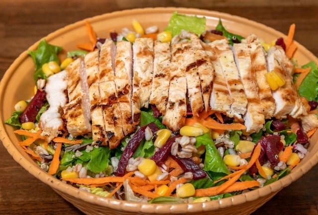 Five Grains & Chicken Salad.