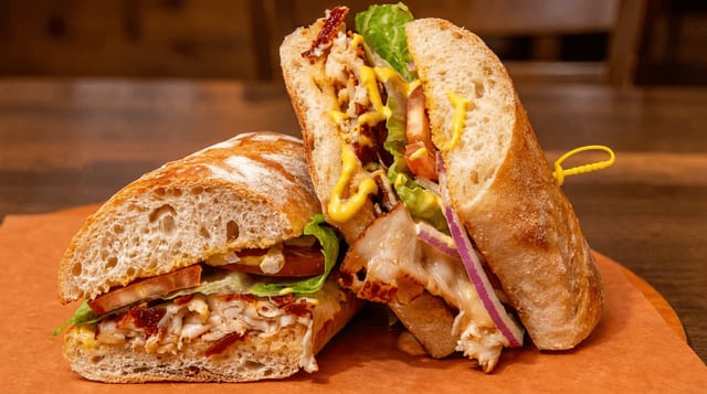 Turkey Bacon & Swiss.