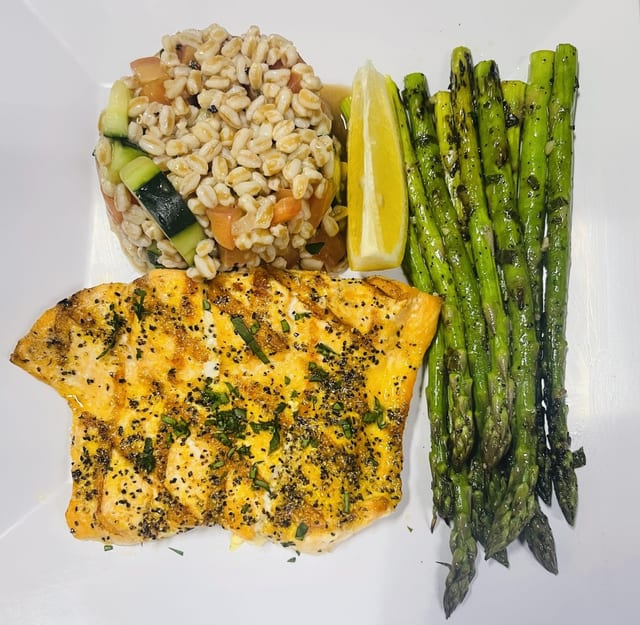 Lemon Basil Salmon.