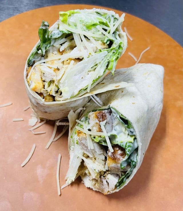 Chicken Caesar Wrap.