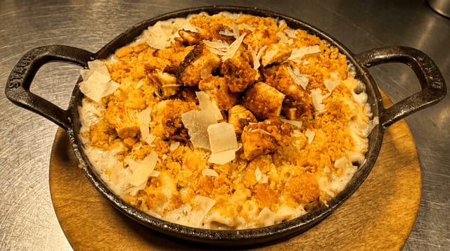 Buffalo Chicken Mac & Cheese.